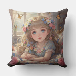 ファンタジーな女の子  クッション