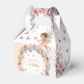 ファンタジーな妖精の庭園 2歳の誕生日 フェイバーボックス (裏面サイド)
