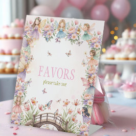 ファンタジーな妖精の庭 1歳の誕生日ギフト 台座サイン