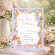 ファンタジーな妖精の1歳の娘の誕生日