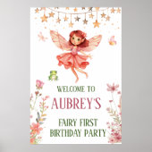 ファンタジーな妖精の1歳の誕生日 ポスター (正面)