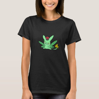 ファンタジーな植物モンスターの女性用シャツ Tシャツ