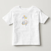 ファンタジーな水彩羊の誕生日 子供用Tシャツ トドラーTシャツ (正面)