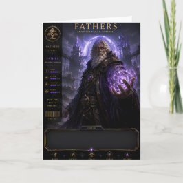 ファンタジーな父の日サプライズグリーティングカード カード