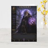 ファンタジーな父の日サプライズグリーティングカード カード (黄色い花)