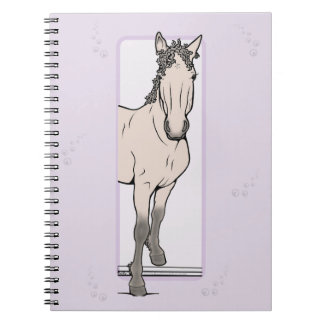 ファンタジーな馬好きのための馬のウェルカムデザイン ノートブック