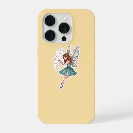 ファンタジーな魔法の妖精  iPhoneケース (裏面)