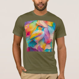 ファンタジーな鳥 絹の鳥 Tシャツ