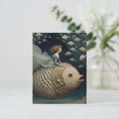 ファンタジーに乗る ポストカード (スタンド正面)