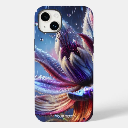 ファンタジーに咲くかわいい神話の花 Case-Mate iPhoneケース (裏面)