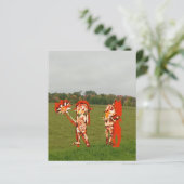 ファンタジーのオレンジ色の緑の野秋のニンフ (スタンド正面)