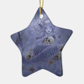ファンタジーのオーナメント-暗い人魚 セラミックオーナメント (左)