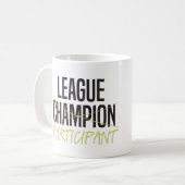 ファンタジーのサッカー連盟の関係者 コーヒーマグカップ (正面左)