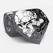 ファンタジーのスカル ネクタイ (ロール)