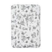 ファンタジーのスケットフィッシュは植物葉のクワ バスマット (正面縦)