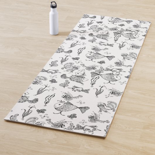 ファンタジーのスケットフィッシュは植物葉のクワ ヨガマット (インサイチュ)