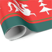 ファンタジーのスタイルの醜いセーターパターン ラッピングペーパー (ロールコーナー)