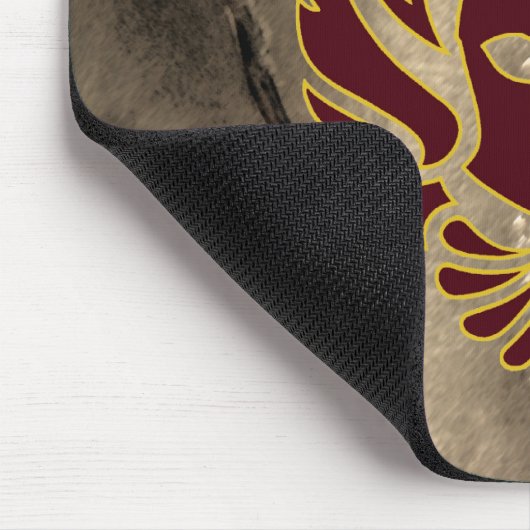 ファンタジーのスパルタ式の戦士のギリシャの金属のマウスパッド マウスパッド (コーナー)