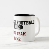 ファンタジーのスポーツ-あなたのチーム名前-マグ ツートーンマグカップ (正面右)