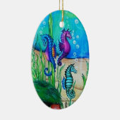 ファンタジーのタツノオトシゴのオーナメント セラミックオーナメント (右)