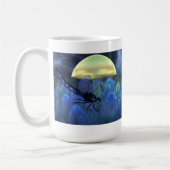 ファンタジーのトンボのマグ コーヒーマグカップ (左)