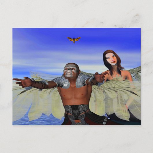 ファンタジーのハンター ポストカード (正面)