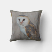ファンタジーのフクロウの枕 クッション (裏面)