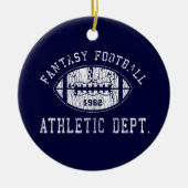 ファンタジーのフットボールのオーナメント セラミックオーナメント (正面)