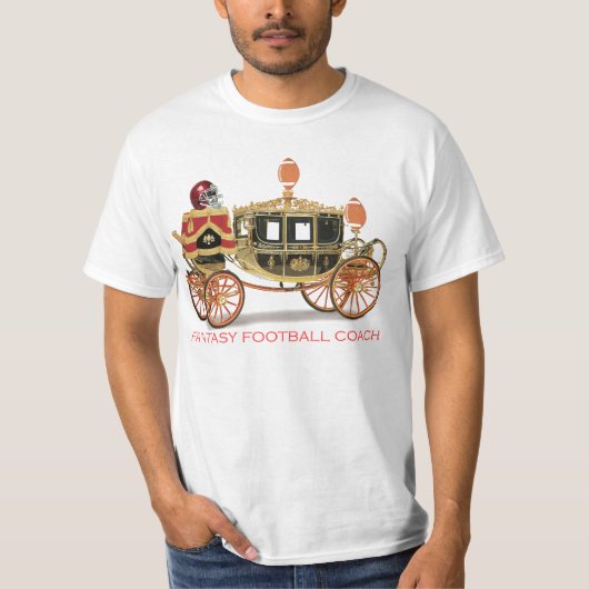 ファンタジーのフットボールのコーチ Tシャツ (正面)