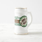 ファンタジーのフットボールのチャンピオンのトロフィ ビールジョッキ (正面右)