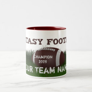 ファンタジーのフットボールのチャンピオンのマグ ツートーンマグカップ