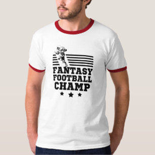 ファンタジーのフットボールのチャンピオンの人のワイシャツ Tシャツ