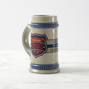 ファンタジーのフットボールのチャンピオンの盾 ビールジョッキ