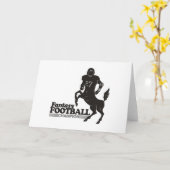 ファンタジーのフットボールのチャンピオン カード (黄色い花)