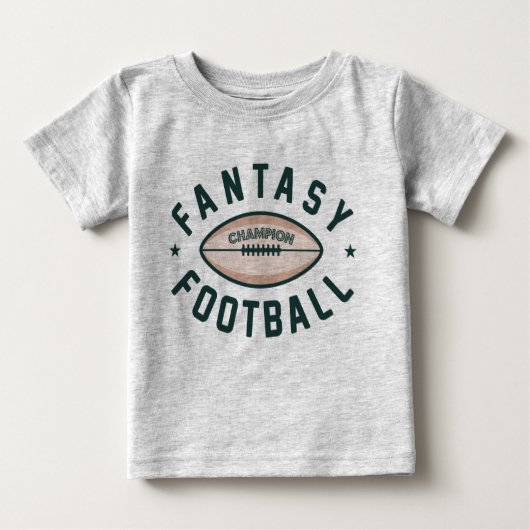 ファンタジーのフットボールのチャンピオン ベビーTシャツ (正面)