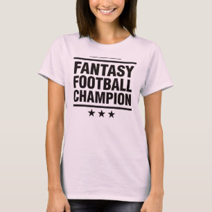 ファンタジーのフットボールのチャンピオン! Tシャツ