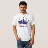 ファンタジーのフットボールのチャンピオン Tシャツ (正面フル)
