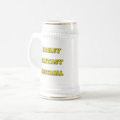 ファンタジーのフットボールのマグ ビールジョッキ (正面左)