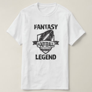 ファンタジーのフットボールの伝説おもしろいなメンズワイシャツ Tシャツ