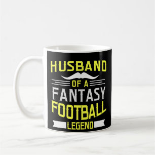 ファンタジーのフットボールの伝説のおもしろいな夫のコーヒー・マグ コーヒーマグカップ