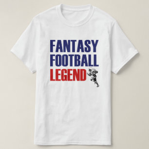 ファンタジーのフットボールの伝説の人のワイシャツ Tシャツ