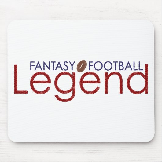 ファンタジーのフットボールの伝説新しい2010年 マウスパッド (正面)