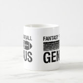 ファンタジーのフットボールの天才1 コーヒーマグカップ (中央)