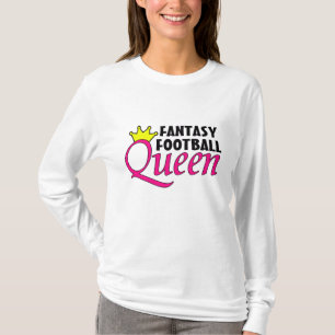 ファンタジーのフットボールの女王 Tシャツ