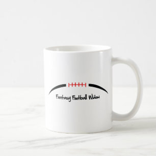 ファンタジーのフットボールの寡婦 コーヒーマグカップ