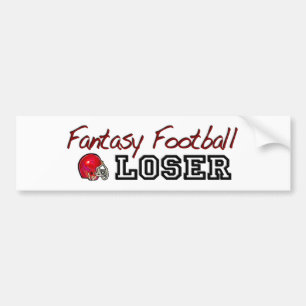ファンタジーのフットボールの敗者 バンパーステッカー