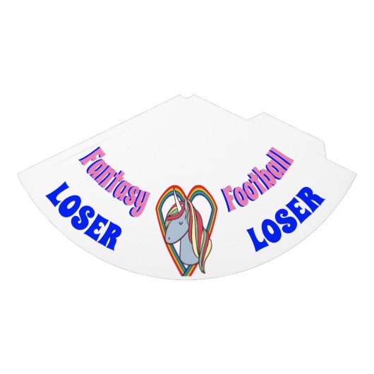 ファンタジーのフットボールの敗者 パーティーハット (正面)