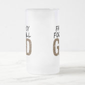 ファンタジーのフットボールの神 フロストグラスビールジョッキ (中央)