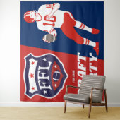 ファンタジーのフットボールの草案のパーティー タペストリー (インサイチュ)