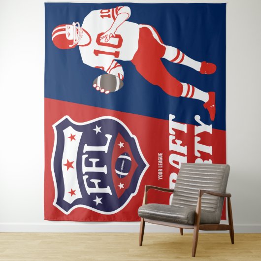 ファンタジーのフットボールの草案のパーティー タペストリー (インサイチュ)